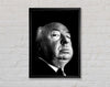 Alfred Hitchcock Portrait Framed Wall Art
