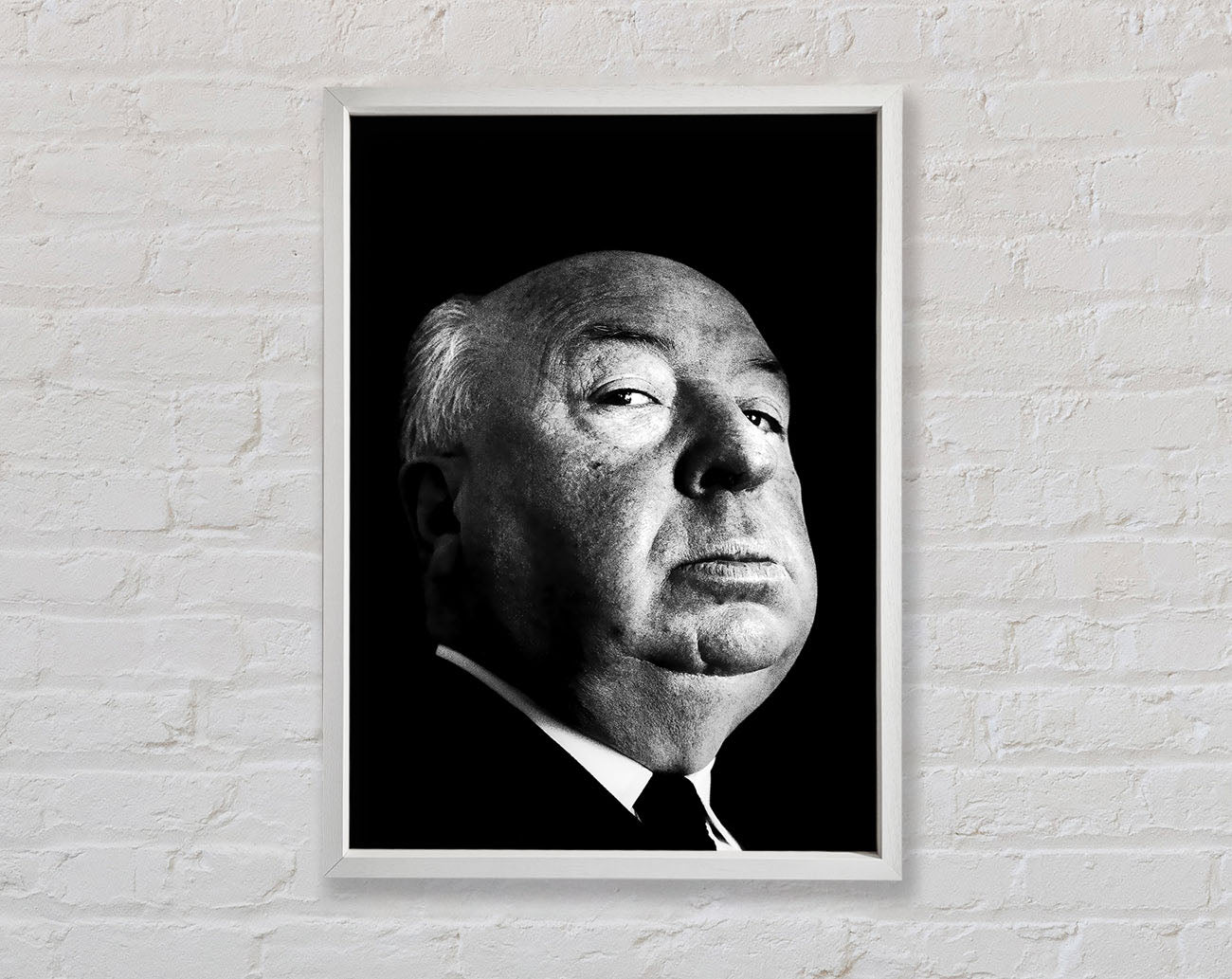 Alfred Hitchcock Portrait Framed Wall Art