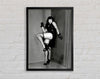 Betty Page Cornered Framed Wall Art