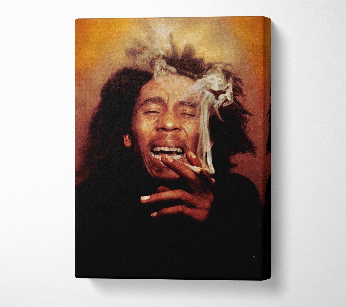 Bob Marley Laugh Canvas Wall Art