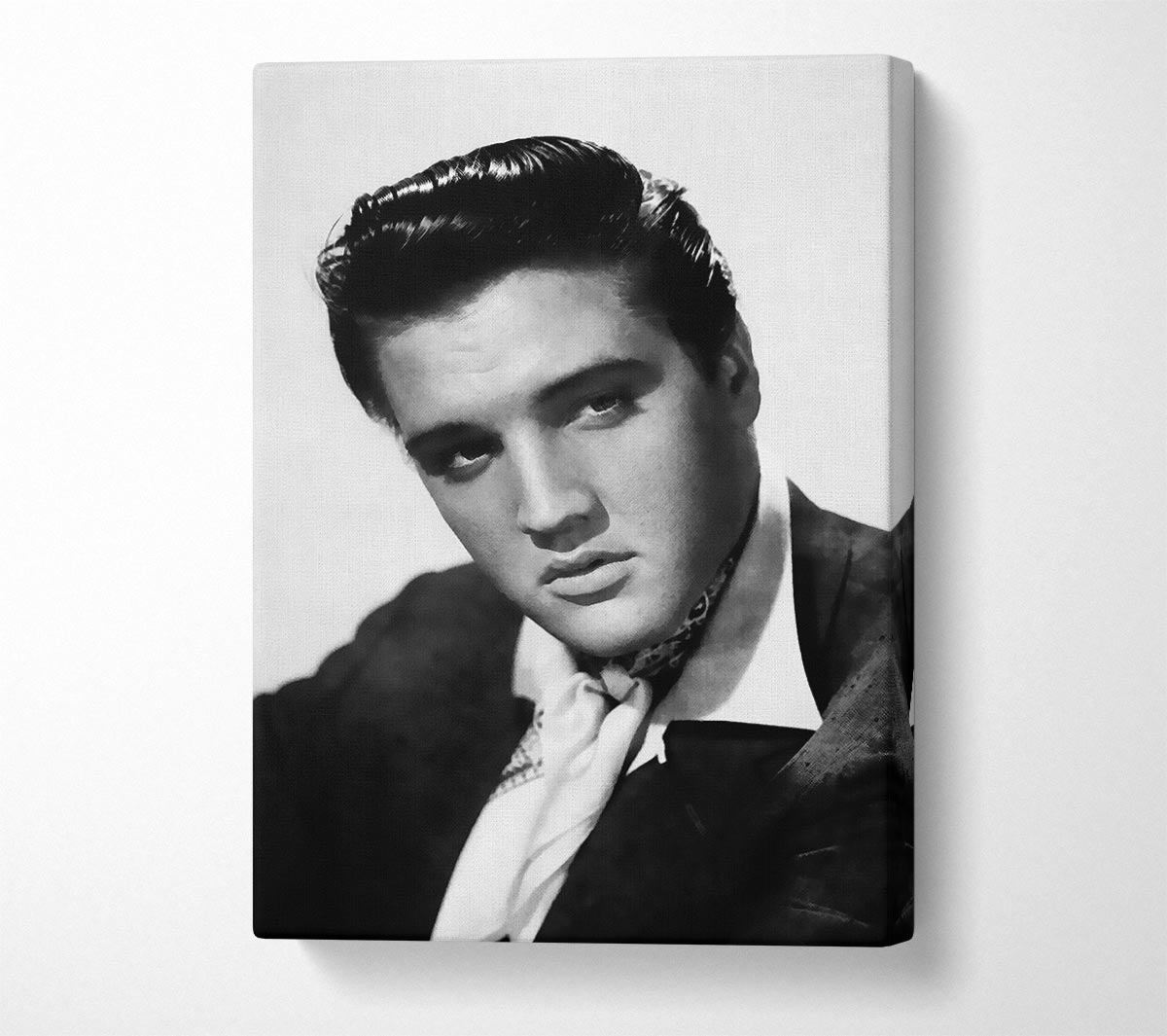 Elvis Presley Portrait Canvas Wall Art
