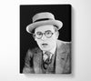 Harold Lloyd Portrait Canvas Wall Art