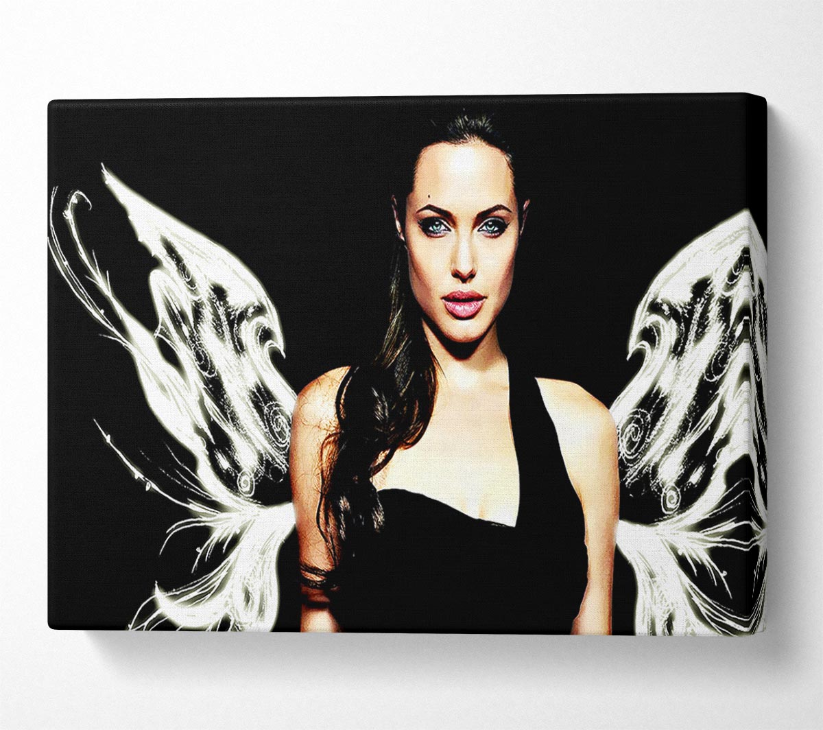 Angelina Jolie Angel Wings Canvas Wall Art