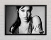 Angelina Jolie Dragon Tattoo Framed Wall Art