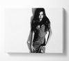 Angelina Jolie Dress B n W Canvas Wall Art