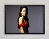 Angelina Jolie Red Dress Framed Wall Art