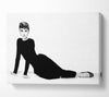 Audrey Hepburn Cat Suit Canvas Wall Art
