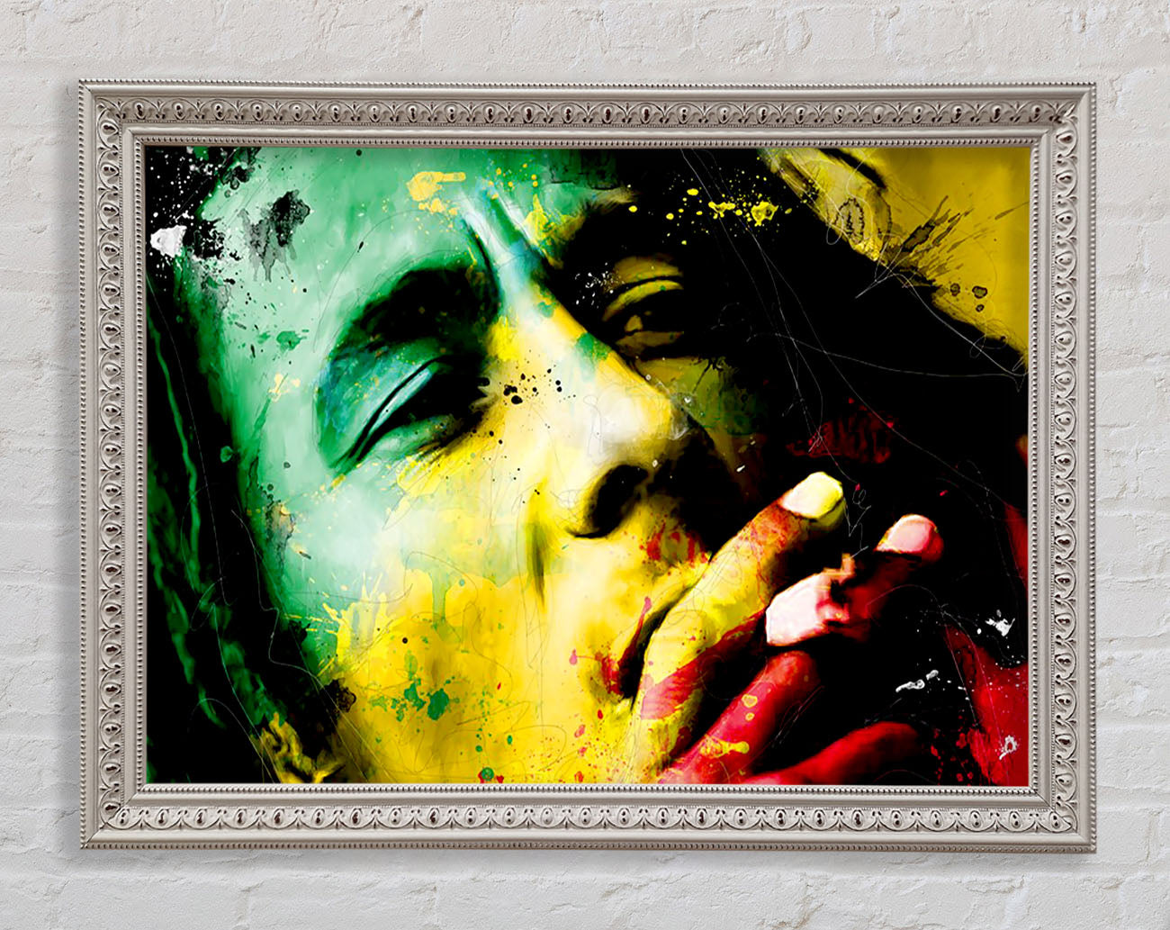 Bob Marley Colours Framed Wall Art