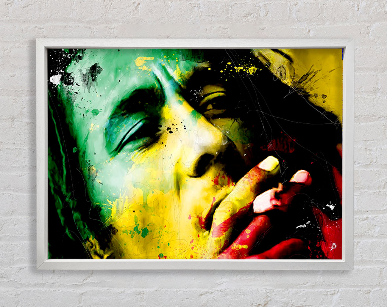 Bob Marley Colours Framed Wall Art