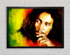 Bob Marley Red Yellow Green Framed Wall Art