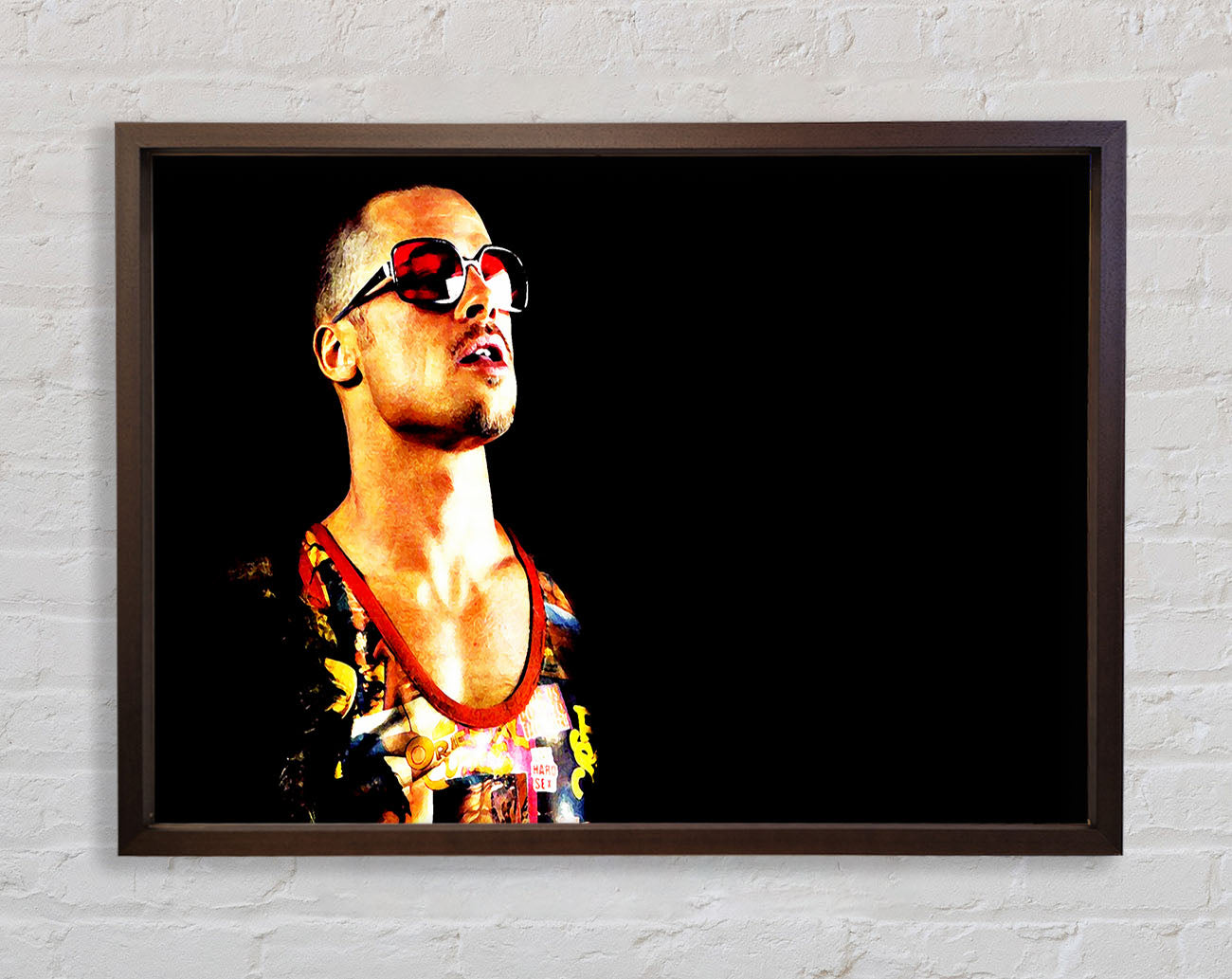 Brad Pitt Tyler Durden Fight Club Framed Wall Art