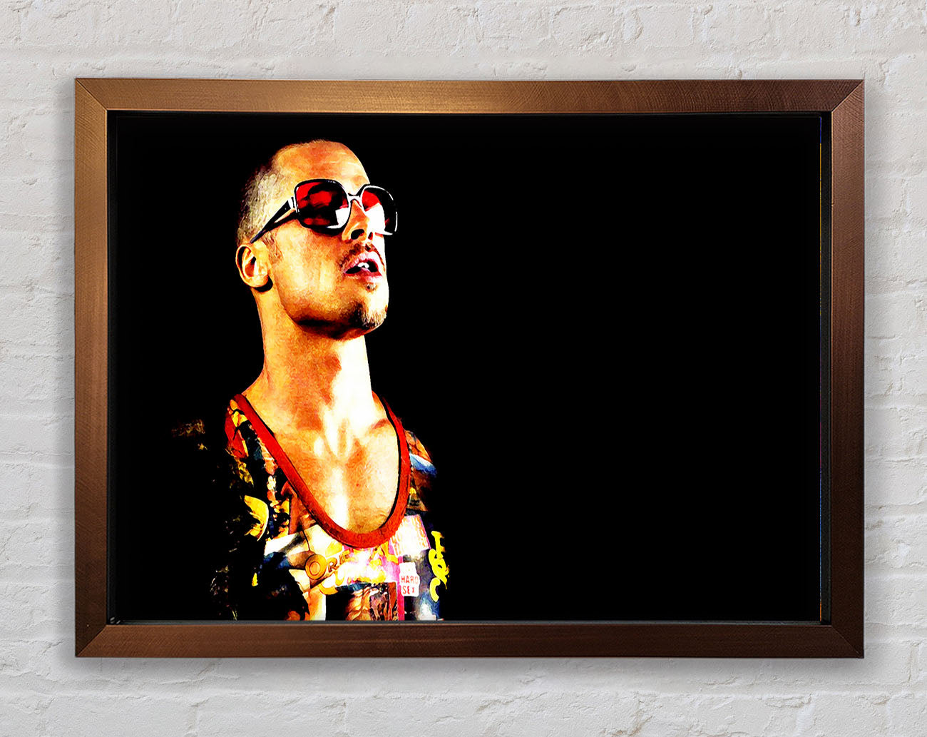 Brad Pitt Tyler Durden Fight Club Framed Wall Art