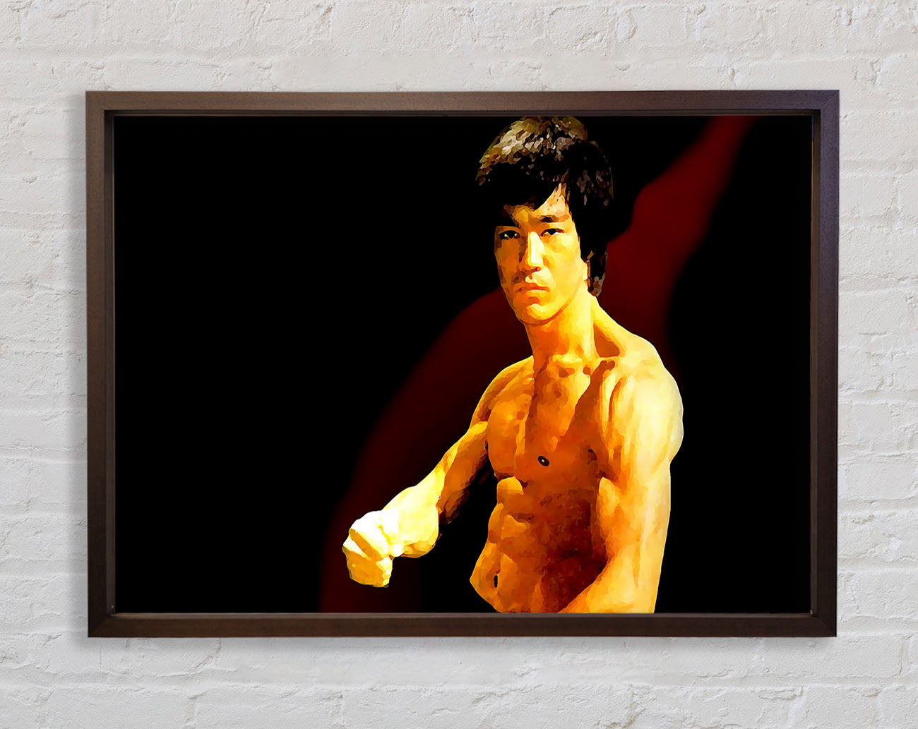 Bruce Lee Fist Of Fury Framed Wall Art