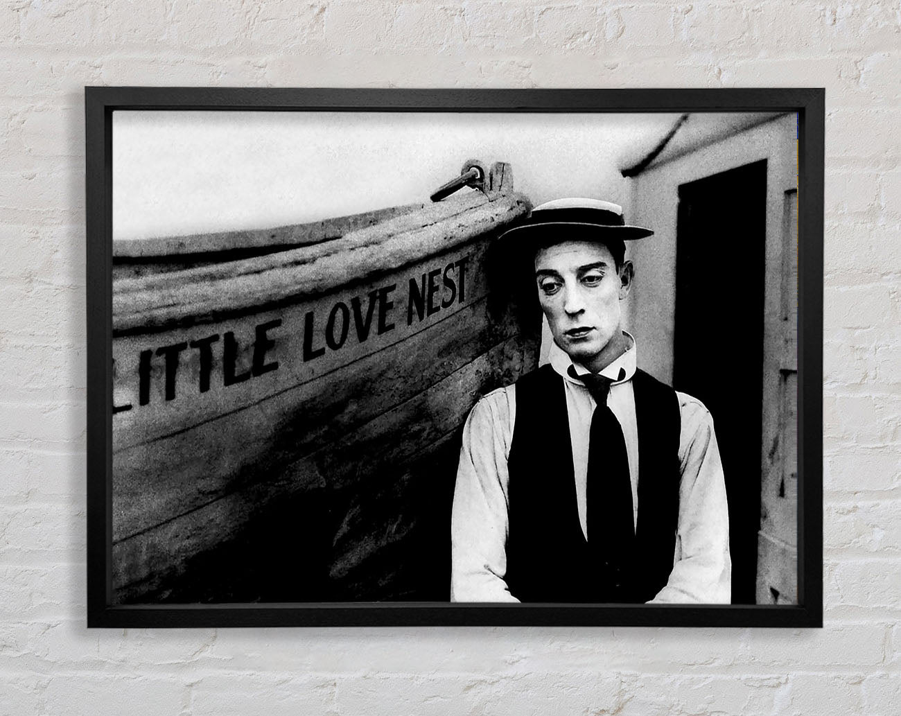 Buster Keaton Little Love Nest Framed Wall Art