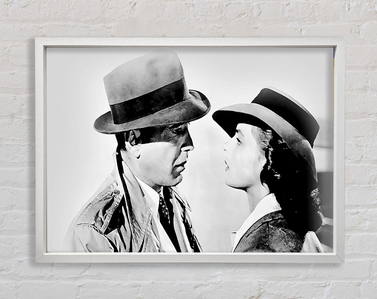 Casablanca The Look B n W Framed Wall Art