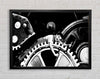 Charlie Chaplin Cogs Framed Wall Art