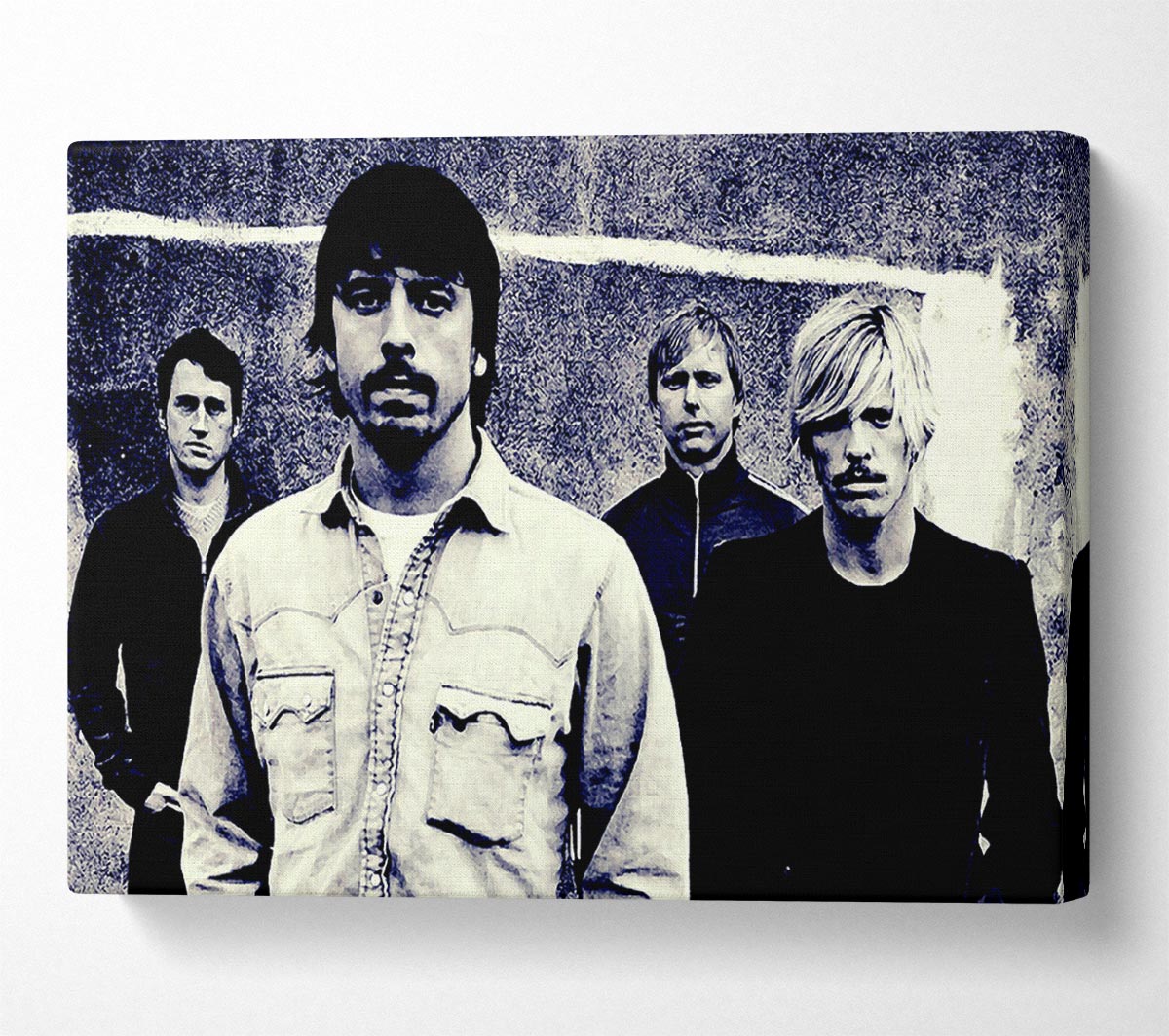 Foo Fighters Blue Canvas Wall Art