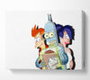 Futurama Cast Canvas Wall Art