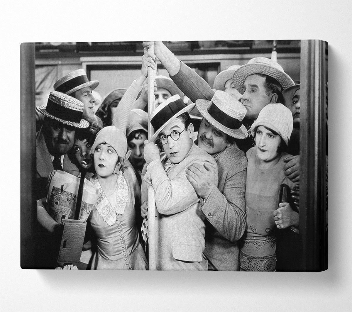 Harold Lloyd Tube Squeeze Canvas Wall Art