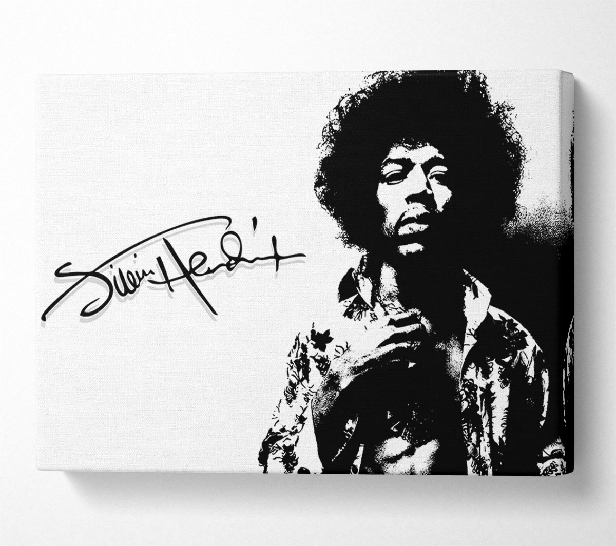 Jimi Hendrix Signature Canvas Wall Art
