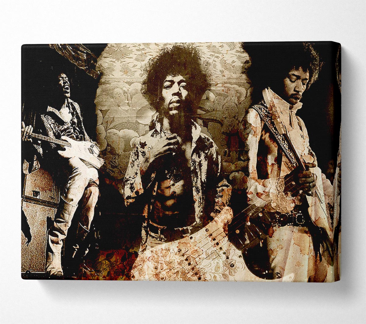 Jimi Hendrix Trio Canvas Wall Art
