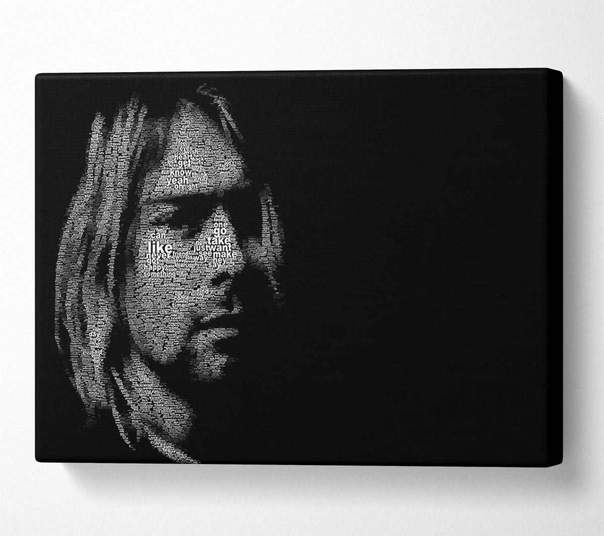 Kurt Cobain Portrait Canvas Wall Art