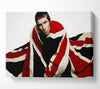 Oasis Liam Gallagher Flag Canvas Wall Art