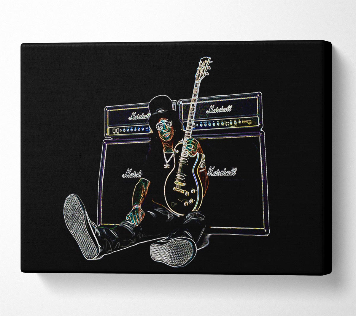 Slash Guitar Canvas Wall Art