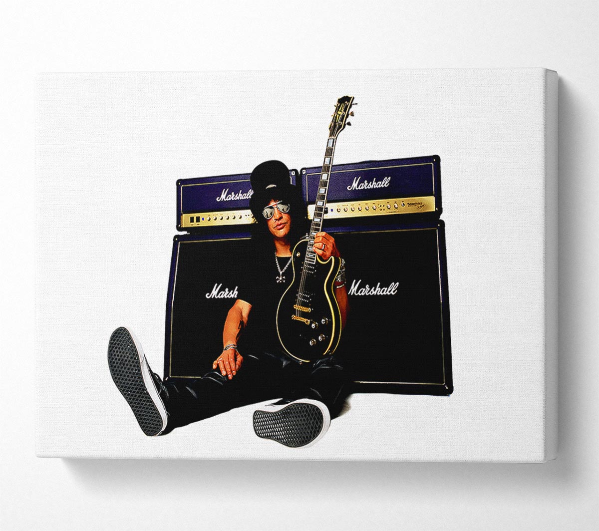 Slash Marshall Amps Canvas Wall Art