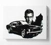 Steve Mcqueen Bullitt Canvas Wall Art
