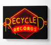 Recycled Records Canvas Wall Art
