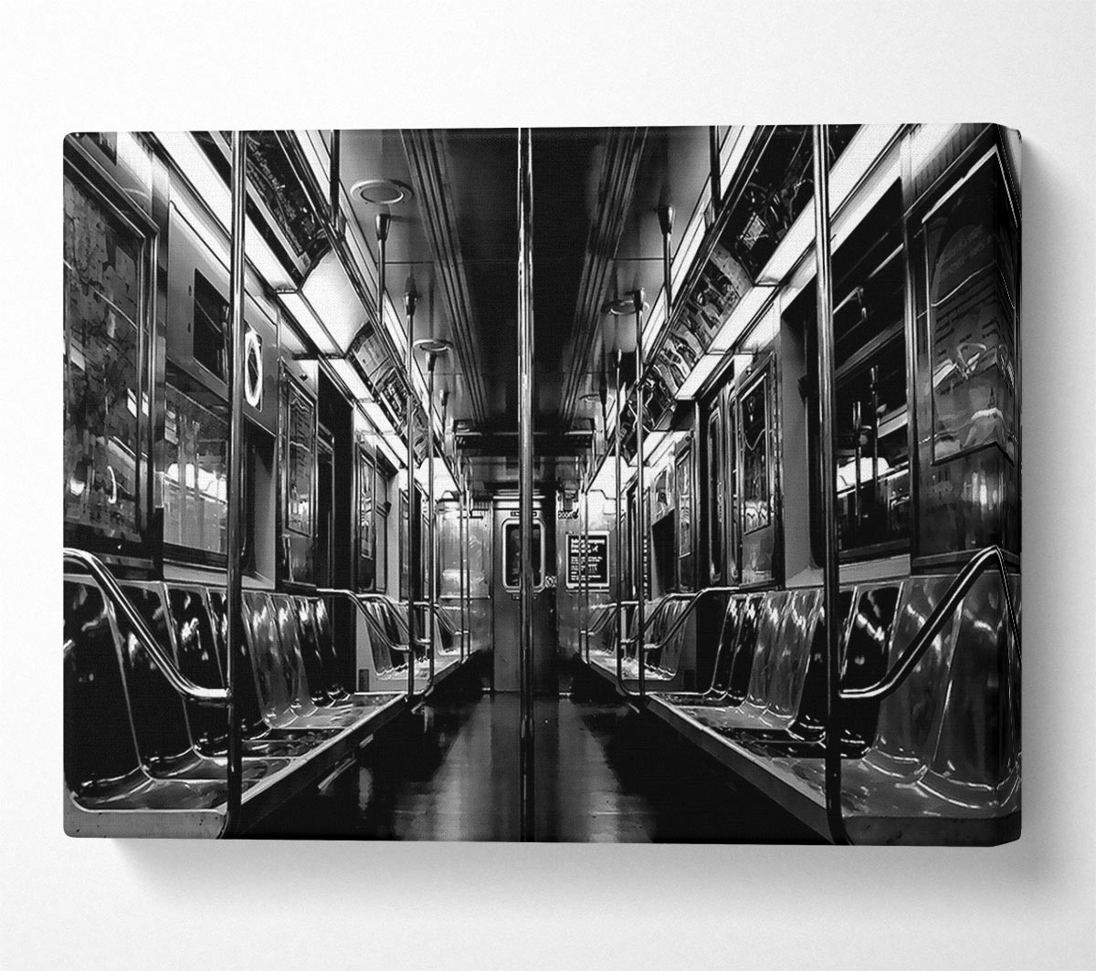Ghost Train Canvas Wall Art