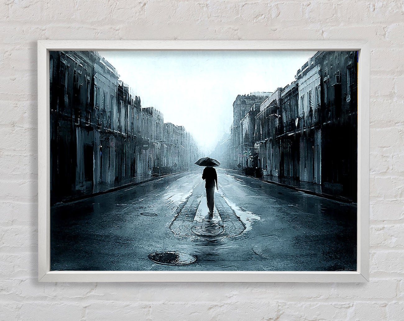 Cold Autumn Day Framed Wall Art