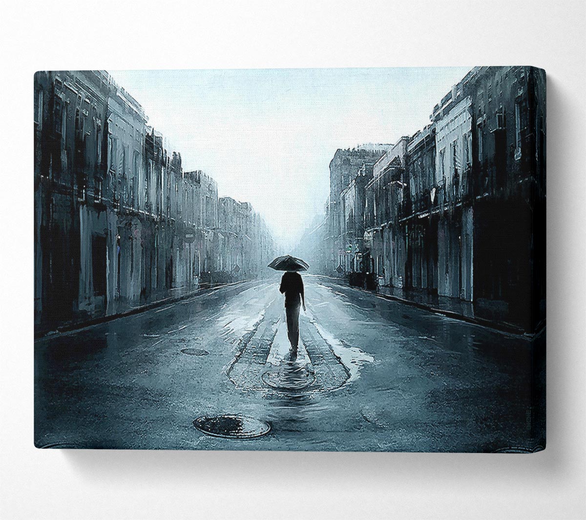 Cold Autumn Day Canvas Wall Art