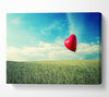Alone Heart Flying Canvas Wall Art