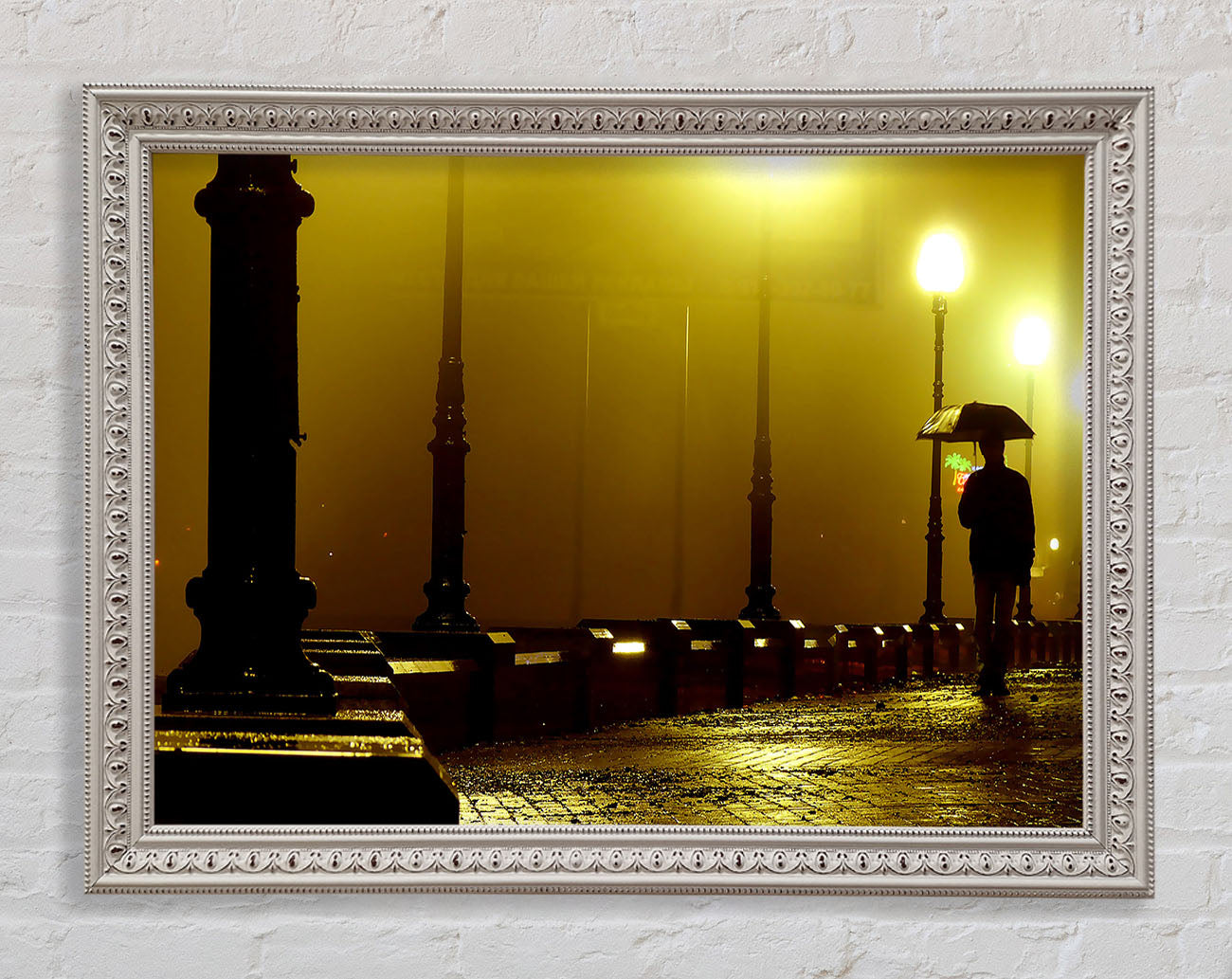 Alley Night Framed Wall Art