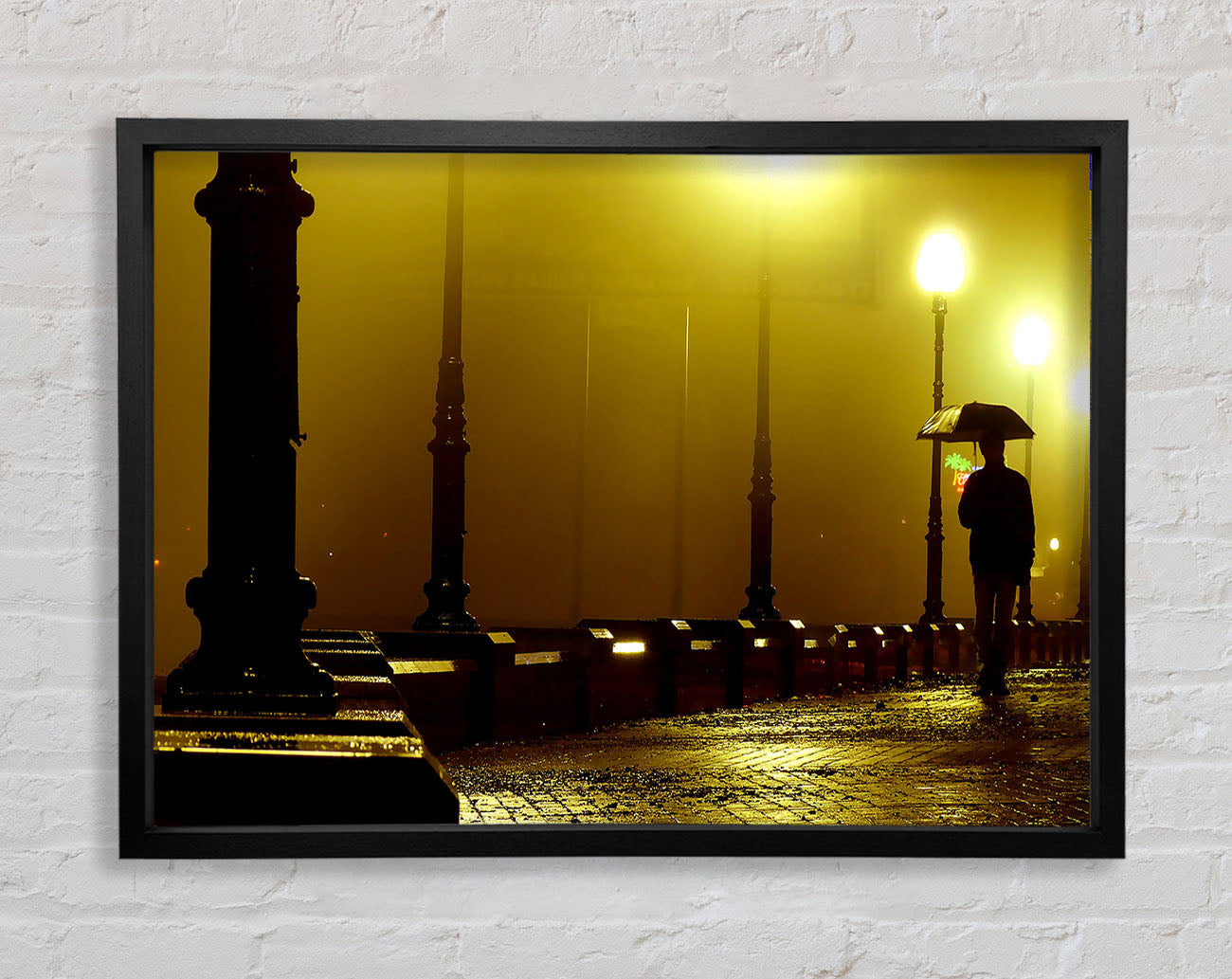 Alley Night Framed Wall Art