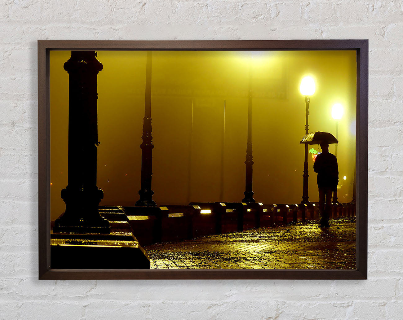 Alley Night Framed Wall Art
