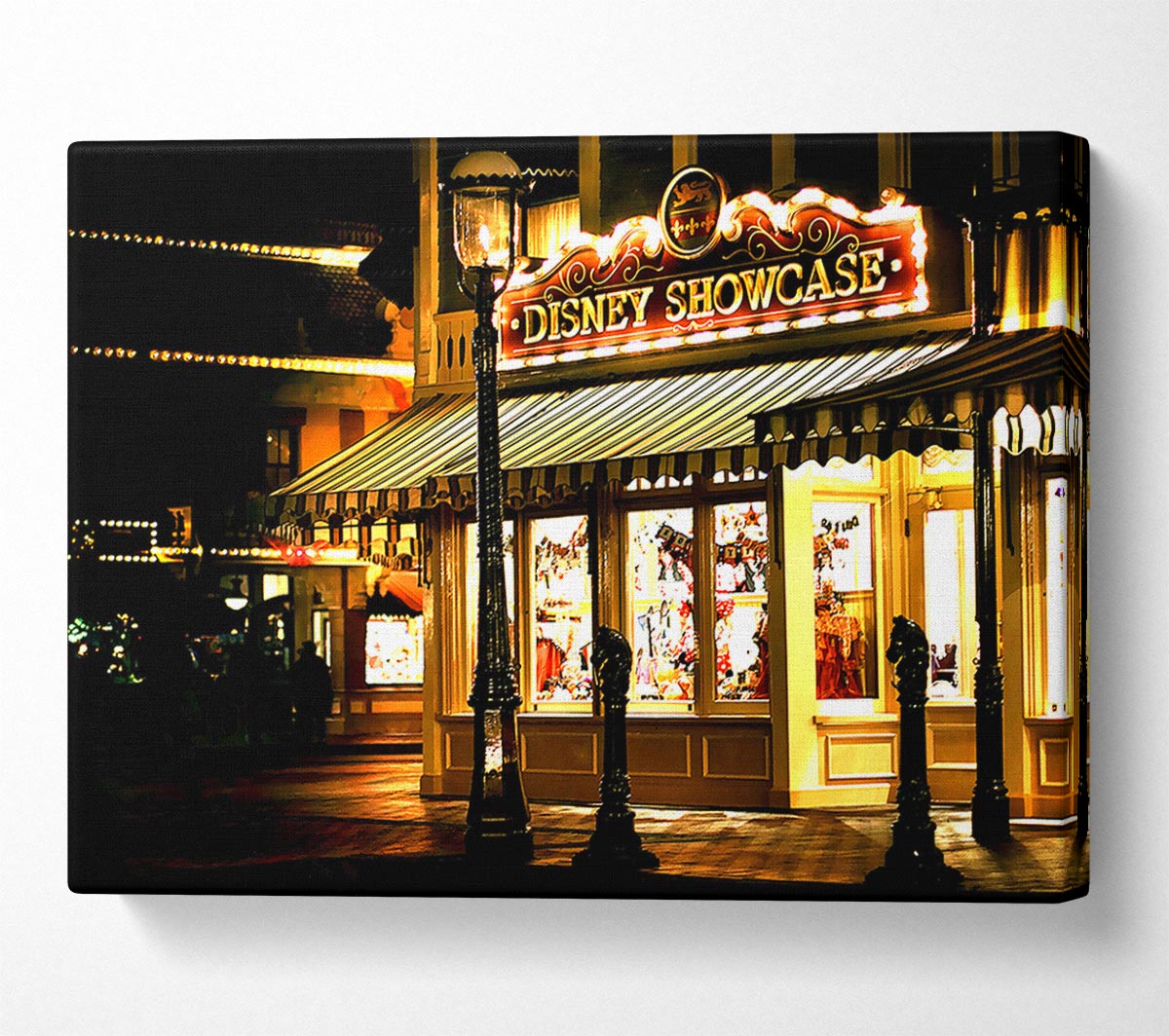 Main Street Noir Canvas Wall Art