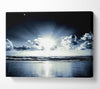 Blue Sunshine On The Beach Canvas Wall Art