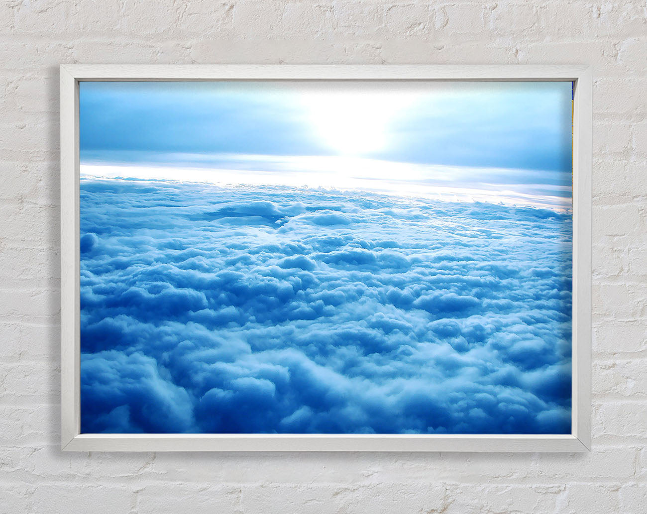 Above The Clouds Framed Wall Art