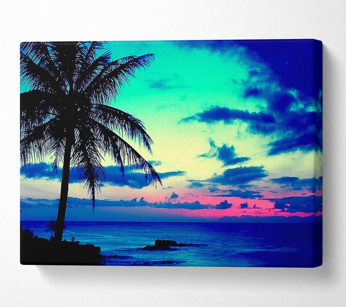 Tropical Sunrise Canvas Wall Art