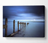 Evening Blue Sea Canvas Wall Art