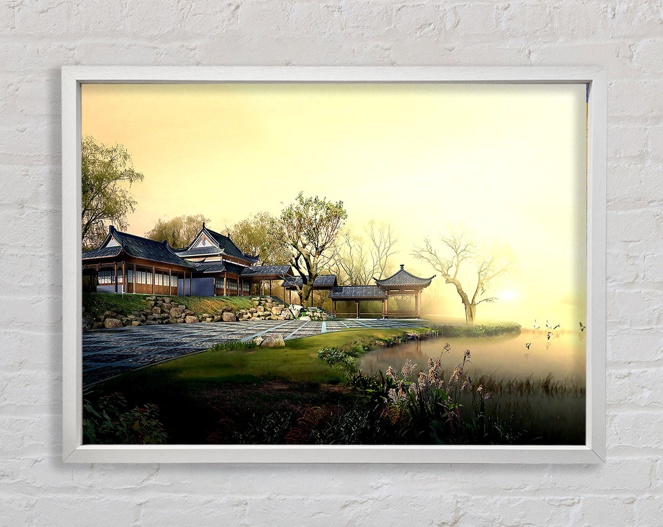 Beautiful Japanese Garden Framed Wall Art