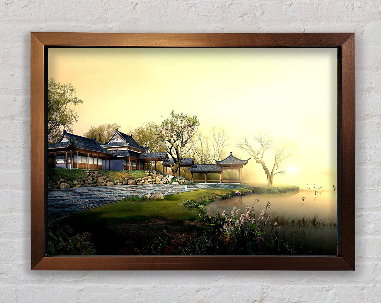 Beautiful Japanese Garden Framed Wall Art