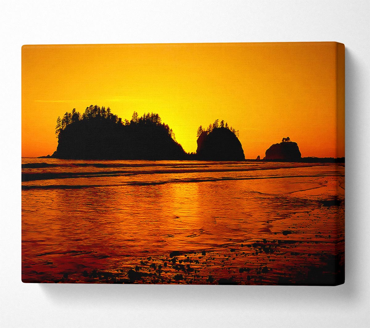 Surreal Ocean Flow Canvas Wall Art