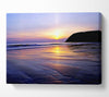 Peaceful Ocean Daybreak Canvas Wall Art