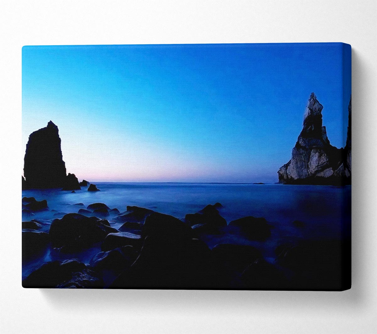 Tranquil Ocean Blue Canvas Wall Art