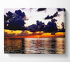 Golden Yellow Ocean Canvas Wall Art