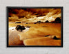 Caramel Ocean Skies Framed Wall Art